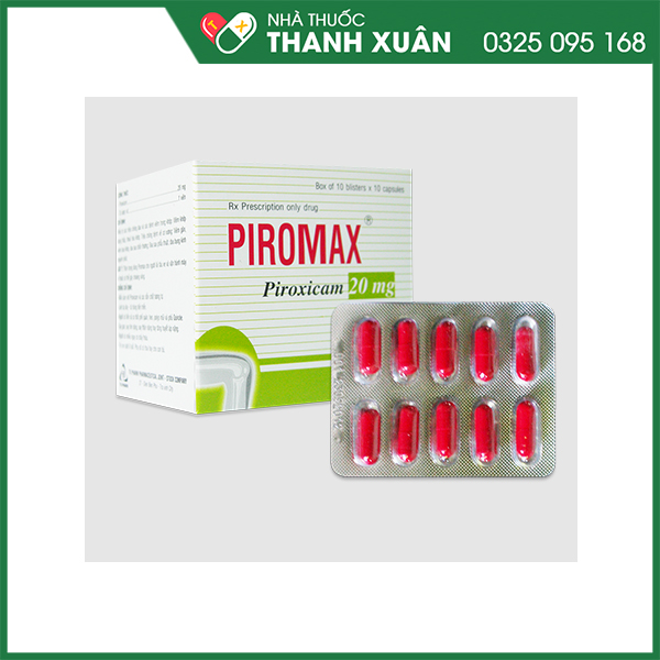 Piromax thuốc giảm đau, kháng viêm